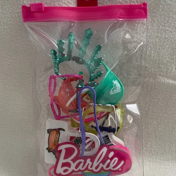 Barbie Accessories Pack - Pink, Teal & Purple Accents - Picture 1 of 6